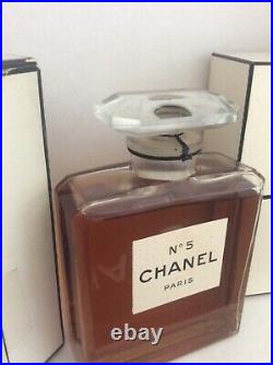 100%Authentic Very rare GM(Large)4oz(120ml) Vintage Chanel No. 5 perfume extrait