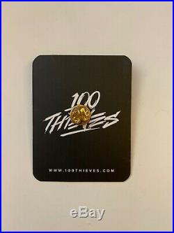 100 Thieves Official Logo Pin Nadeshot VERY RARE