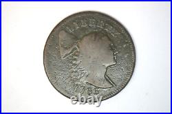 1796 Liberty Cap Large Cent- Strong Fine. Very rare coin