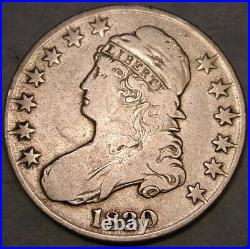 1830 Cap Bust Half Dollars O-114 Large Letters/very Rare Double Struck Pcgs F 15