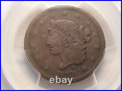 1839 Very Rare Booby Head Large Cent N-15 PCGS G 6