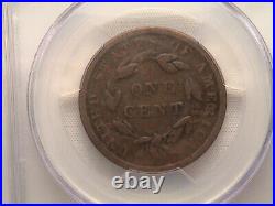 1839 Very Rare Booby Head Large Cent N-15 PCGS G 6