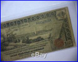 1896 $1 Dollar Silver Certificate Large Size Educational Note VERY RARE