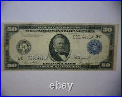 1914 $50 Dollar FEDERAL RESERVE Large Size Note PHILADELPHIA, PA. VERY RARE