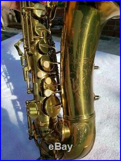 1945 Conn 6M VIII Alto Saxophone RARE Large Font VIII VERY NICE