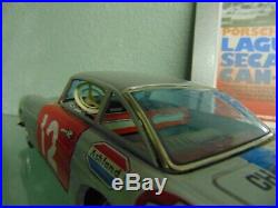 1958 Ferrari 410 Superamerica Race Car a Very Rare BANDAI Tin Toy LARGE 11.5