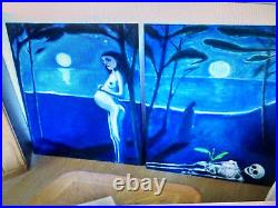 1960 Very Rare Large 2 Old Vietnam Oil Paintins By Yuri Mason 36x48 $25,000