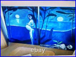 1960 Very Rare Large 2 Old Vietnam Oil Paintins By Yuri Mason 36x48 $95,000