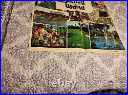 1972 MAGIC OF Walt Disney World MOVIE POSTER 41X27 LARGE VERY RARE! LTD ED