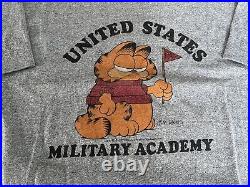 1979 Very Rare Garfield West Point Usma T-shirt Large Great Condition