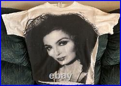 1990 Vintage Cher Heart of Stone Big Face T-Shirt Size L Very Rare BEAUTIFUL
