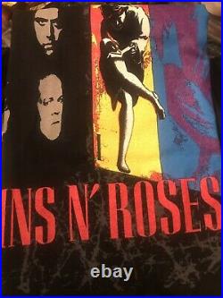 1992 Metallica vintage tour T-shirt guns n'roses (Brockum) L very rare NOS