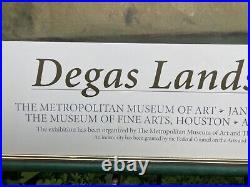 1994 Edgar Degas Very Rare Large Vintage Degas Landscapes Exhibition Poster