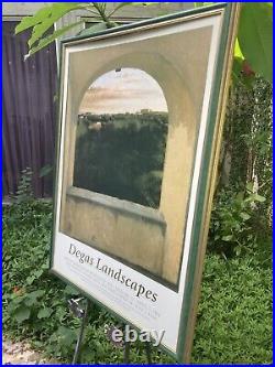 1994 Edgar Degas Very Rare Large Vintage Degas Landscapes Exhibition Poster