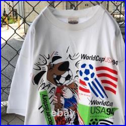 1994 USA Soccer World Cup T shirt LARGE Size Made in Bulgaria Very Rare Vintage