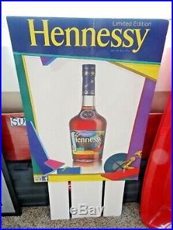 2011 KAWS X HENNESSY STORE DISPLAY PRINT POSTER LARGE SZ 16 x 22 VERY VERY RARE
