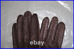 $800 NWT Kiton 100% Peccary Gloves, Very Rare 100% Authentic