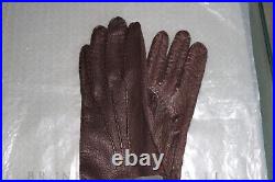 $800 NWT Kiton 100% Peccary Gloves, Very Rare 100% Authentic