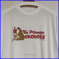90s Very Rare Princess Mononoke T Shirt Anime Ghibli Movie Hayao Miyazaki VTG