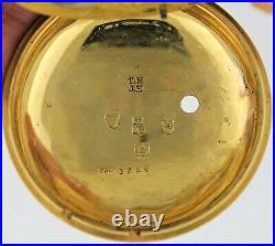 ANTIQUE 1816 YEAR VERY RARE M. I. Tobias 3229 18K GOLD EXTRA LARGE POCKET WATCH
