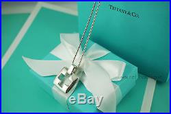 AUTHENTIC Tiffany & Co. LARGE Cross Square Necklace 32 VERY RARE! (#585)