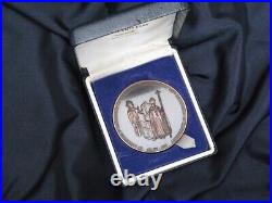 A Very Rare Large Bronze Cased Medal Archbishop of Canterbury Ceremony