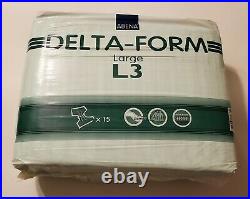 Abena Delta Form Very Rare Vintage Plastlc Adult Baby Diapers Briefs