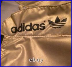 Adidas Original Windbreaker Very Rare Metalic Gold Black Size L (Liam Gallagher)