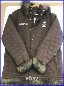 Adidas Star Wars Chewbacca Wookiee Brown Parka Large 2010. VERY RARE