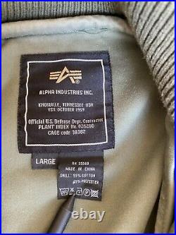 Alpha Industries Military Flight Jacket Very Rare