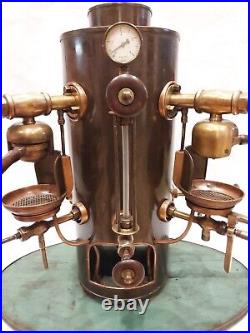 Antique 1915 Very Rare Industrial Steam Espresso Coffee Machine Large & Imposing