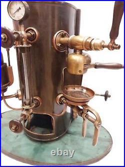 Antique 1915 Very Rare Industrial Steam Espresso Coffee Machine Large & Imposing