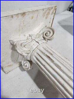 Antique Column Architectural Salvage Very Rare 1850 Greek Revival Large Heavy