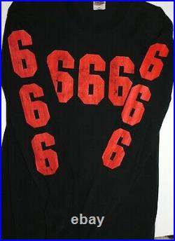 Archaic Smile 666/BEELZEBUB long sleeve shirt, L, Made in USA, VERY RARE VTG