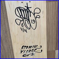 Atomiko X-Large 1/4 Skate Deck Very Rare Won In Contest Only 4 Made
