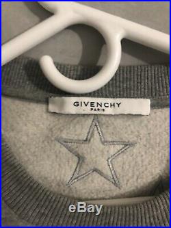 Authentic Givenchy Embroidered Star Sweatshirt Very Rare