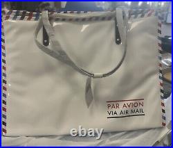 Authentic Kate Spade New York Very Rare Par Avion Via Air Mail Large Tote Bag