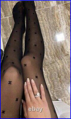 Authentic chanel Runway Tights 2020 Size Large Authentic Runway Very Rare