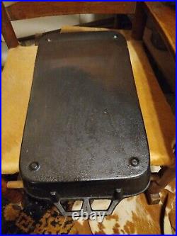 Awesome Vintage Lodge Cast Iron Fish Fryer Roaster Very Large Rare! 22x11.5