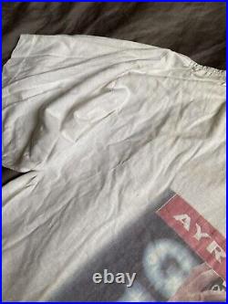 Ayrton senna vintage Overprint 90s Very Rare Racing Formula One F1 T-shirt