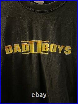 BAD BOYS 2 Promo T SHIRT Very RARE 2003 Size Large Vintage Movie Shirt