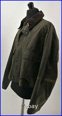BARBOUR Spey Fishing WAXED Jacket Green Size Large Excellent Condition Very Rare