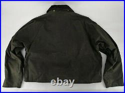 BARBOUR Spey Fishing WAXED Jacket Green Size Large Excellent Condition Very Rare