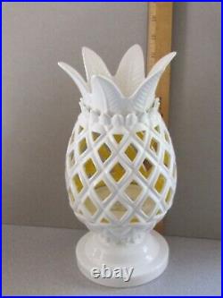 Bath and Body Works Limited Edition White PINEAPPLE Luminary Very RARE & HTF