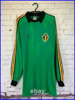 Belgium Vintage Goalkeeper Very Rare Football Shirt Jersey Adidas Original