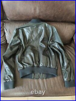 Belstaff Money Bomber Leather Jacket, Black, Size L, Very Very Rare