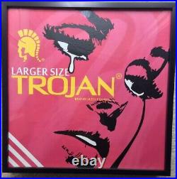 Ben Frost Wooden Box Trojan Condom Large Edition Of 10 Very Rare Framed