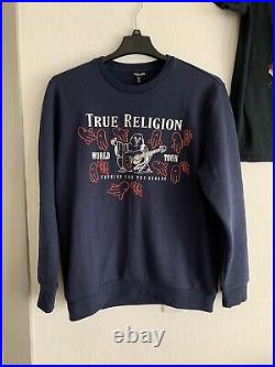 Blu boy x True Religion large Sweatshirt! VERY RARE