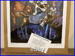 Bone Large Lithograph Print Signed Jeff Smith 81/300 Very Rare