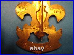 Boy Scout First Class Award Large TH Foley N. Y. 1912-1913 Very Rare